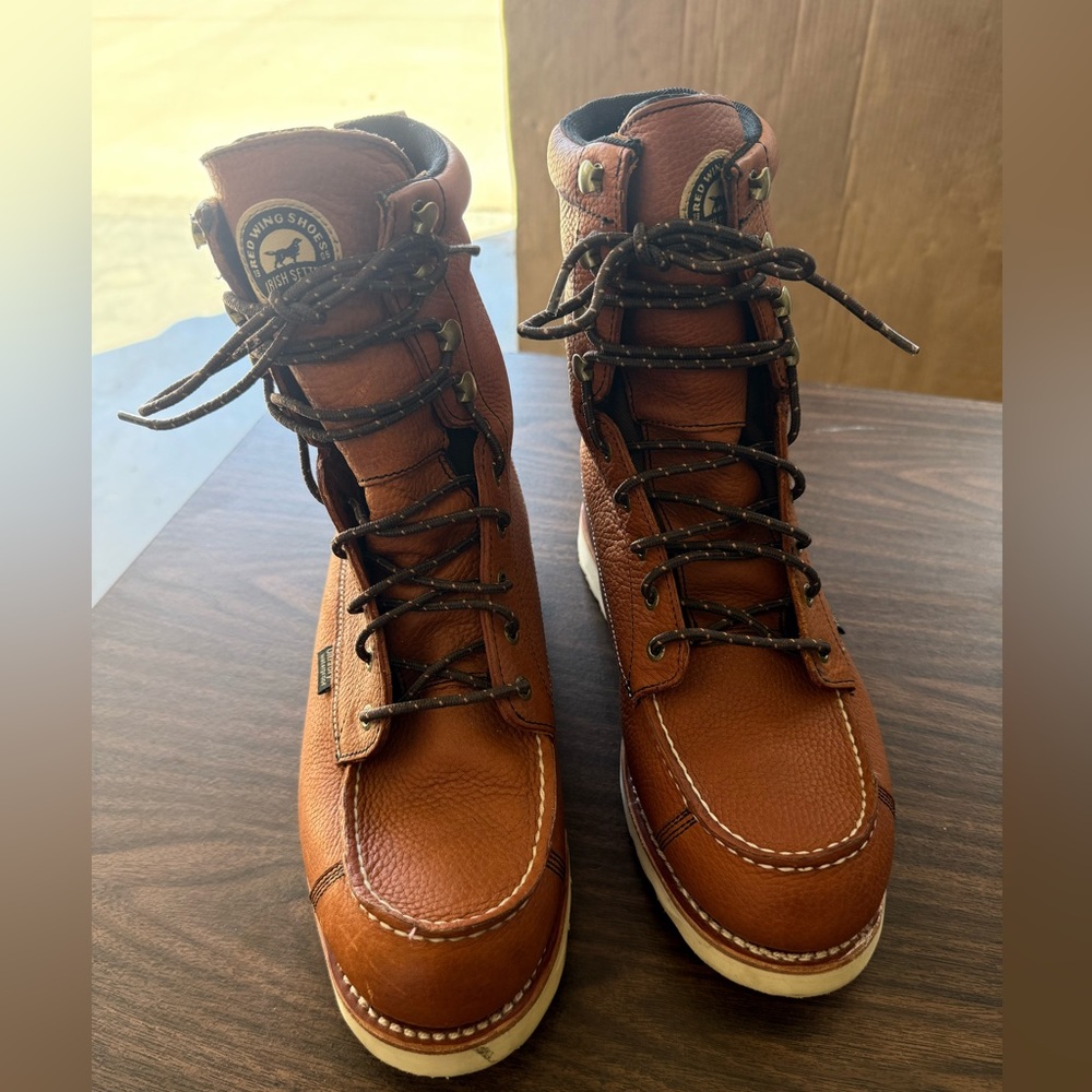 Irish Setter Tan Leather Ultradry Waterproof Men's Boots - Picture 2 of 9